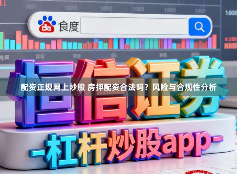 配资正规网上炒股 房押配资合法吗？风险与合规性分析