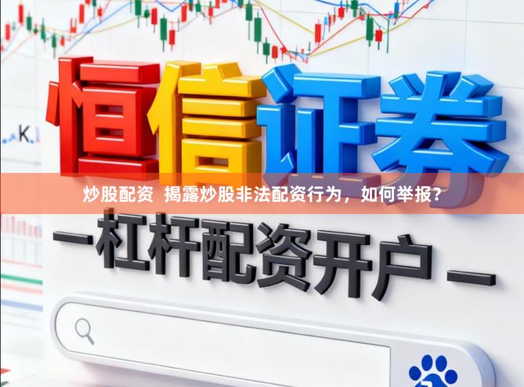 炒股配资 揭露炒股非法配资行为,如何举报?